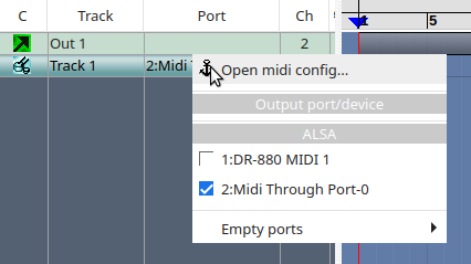 Port - Open Midi Config